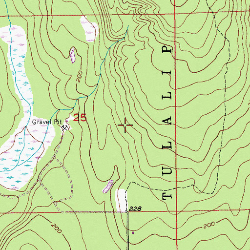 Topographic Map of Maplewood Census Designated Place, WA