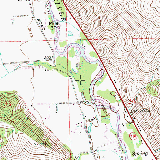 Topographic Map of Nile Census Designated Place, WA