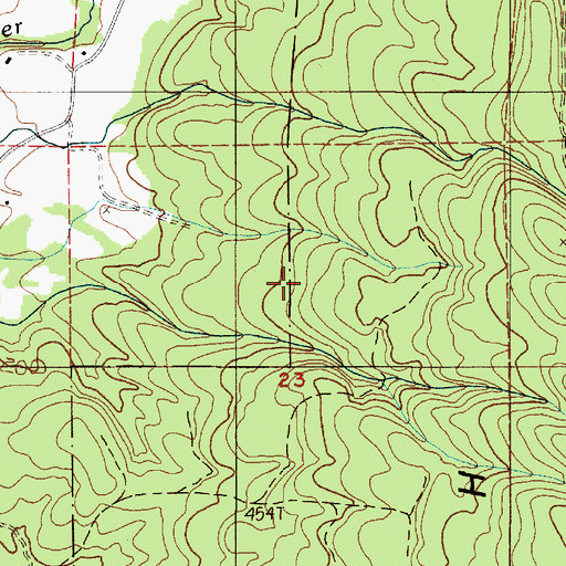 Topographic Map of Porter Census Designated Place, WA