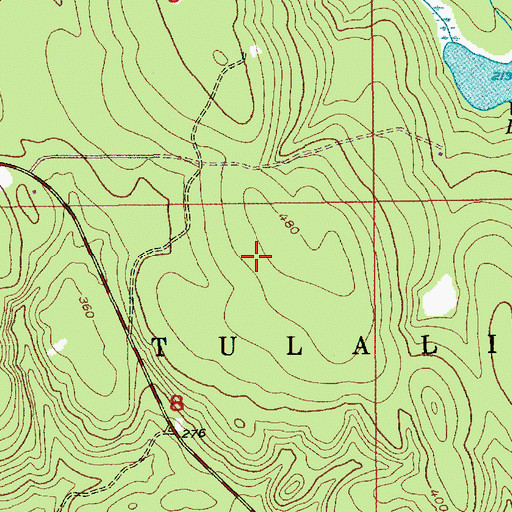 Topographic Map of Port Susan Census Designated Place, WA