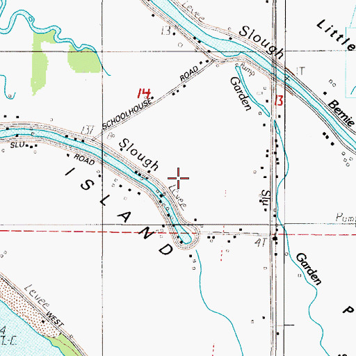 Topographic Map of Puget Island Census Designated Place, WA