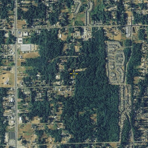 Aerial/Satellite Image of Summit View Census Designated Place, WA