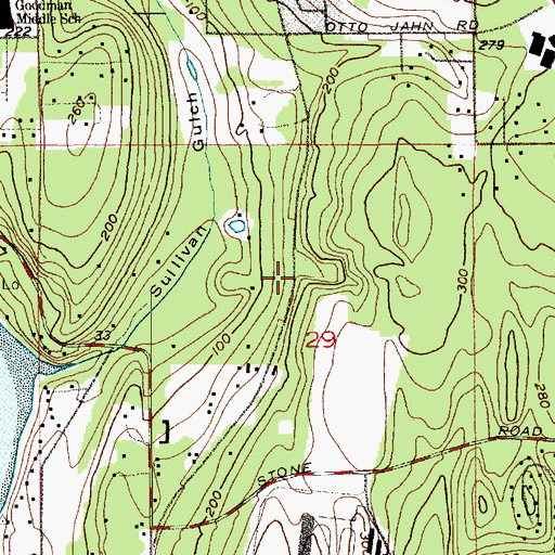 Topographic Map of Wollochet Census Designated Place, WA