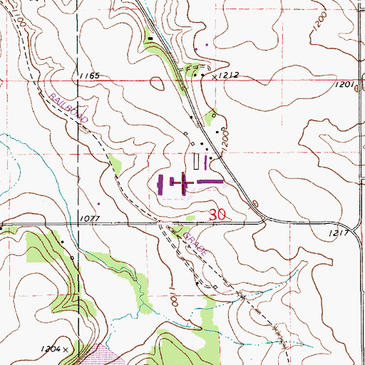 Topographic Map of Northern Turkey Farm, MN