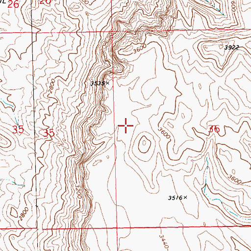 Topographic Map of Bullhead City Division, AZ