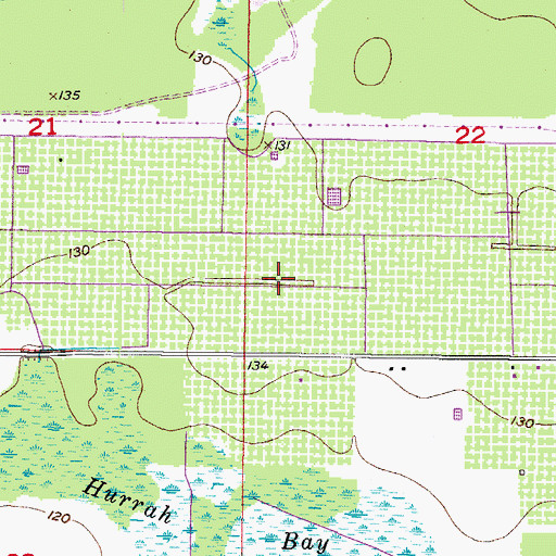 Topographic Map of Wimauma-Riverview Division, FL