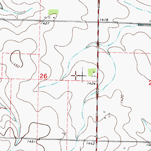 Topographic Map of Stille Turkey Farm, IA