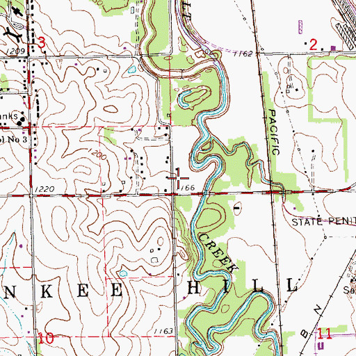 Topographic Map of B and B Greenhouses, NE
