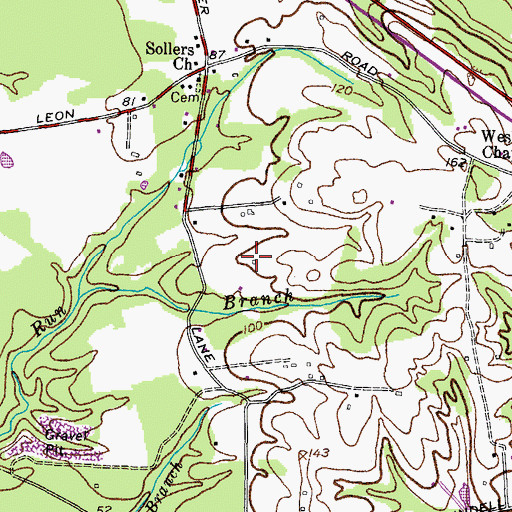 Topographic Map of Vale of Pleasure Horse Farm, MD