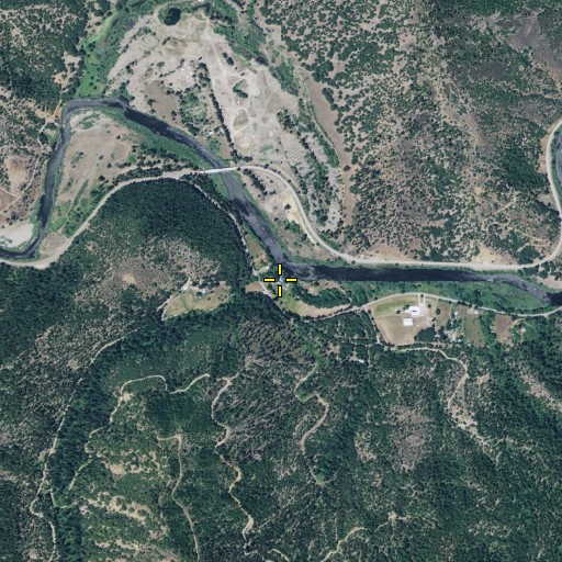 Aerial/Satellite Image of Collins Creek, CA