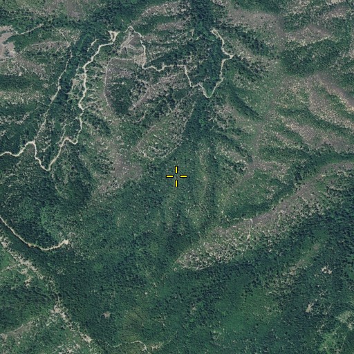 Aerial/Satellite Image of Commodore Mine, CA