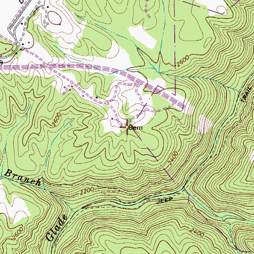Topographic Map of Plumley Cemetery, WV