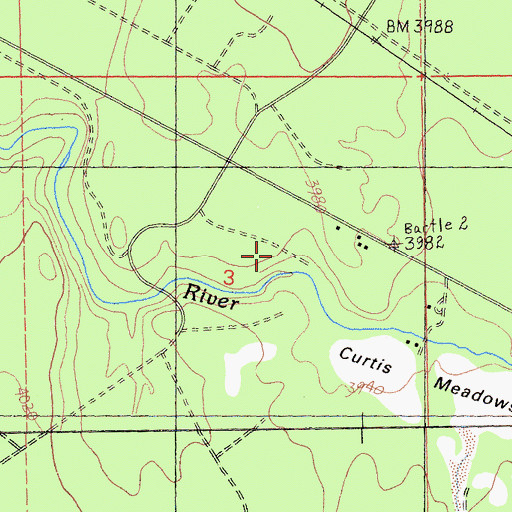 Topographic Map of Coney Island, CA