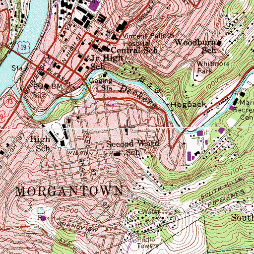 Topographic Map of Reformation Orthodox Presbyterian, WV