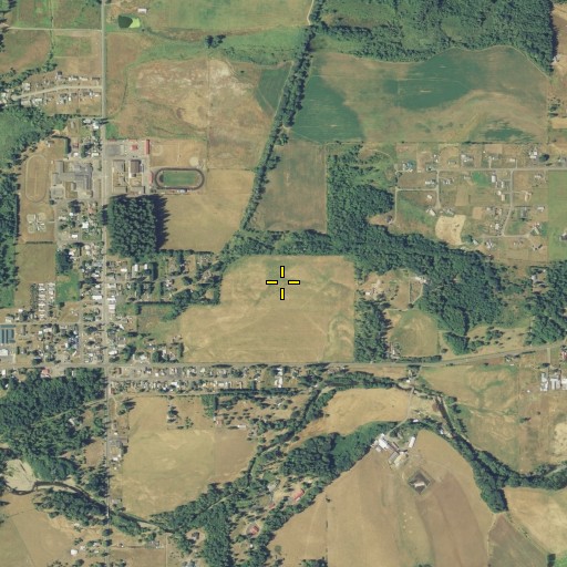 Aerial/Satellite Image of Onalaska Census Designated Place, WA