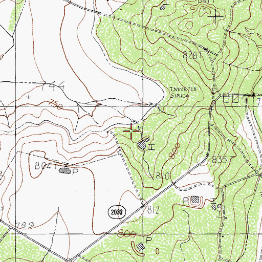 Topographic Map of Chula Vista Census Designated Place, TX