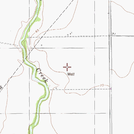 Topographic Map of Lost Creek Census Designated Place, TX