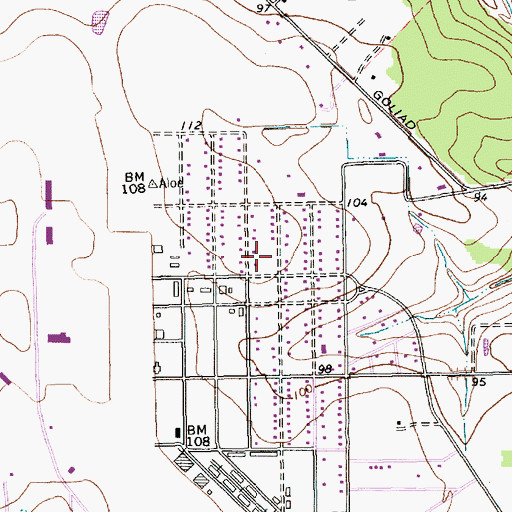 Topographic Map of Quail Creek Census Designated Place, TX
