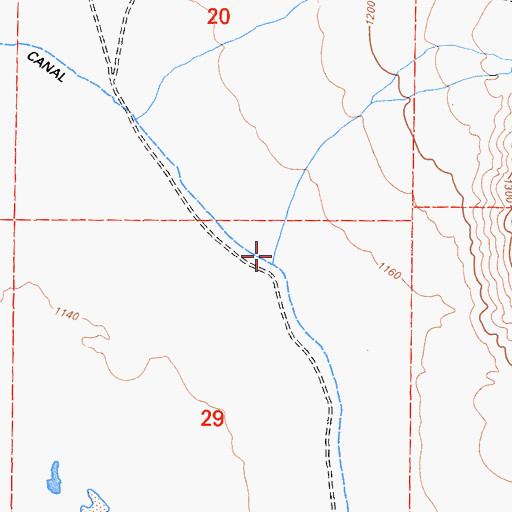Topographic Map of Coyote Canyon, CA
