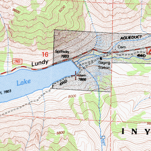 Topographic Map of Deer Creek, CA