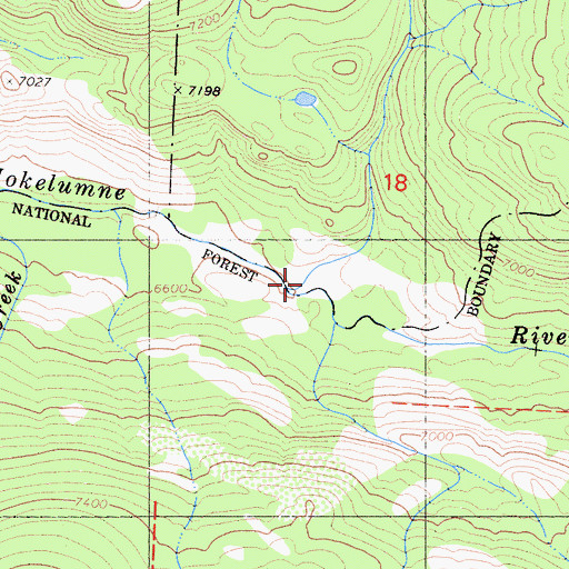 Topographic Map of Deer Creek, CA