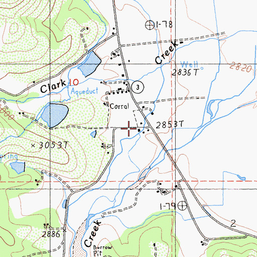 Topographic Map of Douglas School, CA