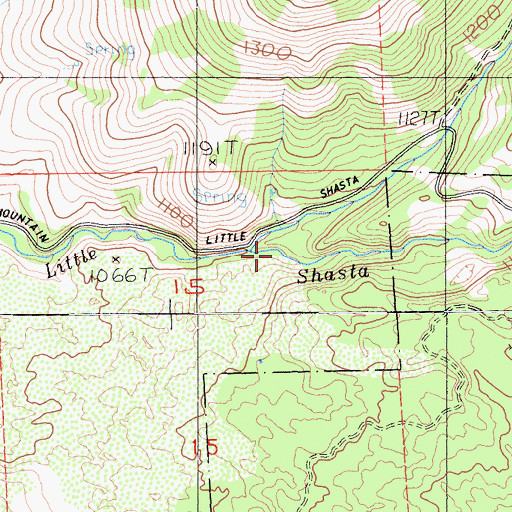 Topographic Map of Dry Creek, CA