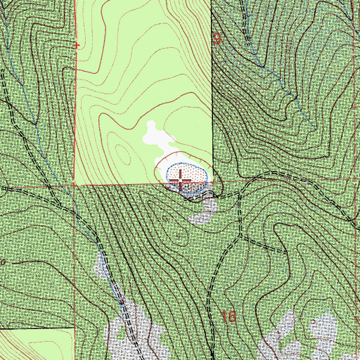Topographic Map of Dry Lake, CA