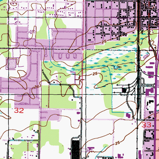 Topographic Map of Greater Mount Rest Baptist Church, MS