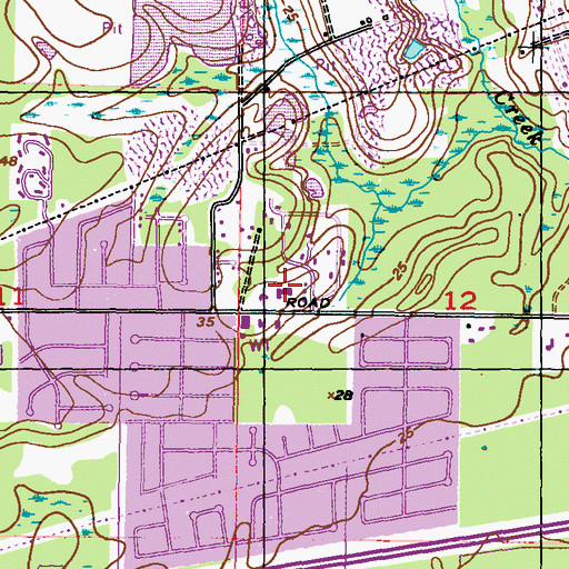 Topographic Map of Ramsay Memorial United Methodist Church, MS