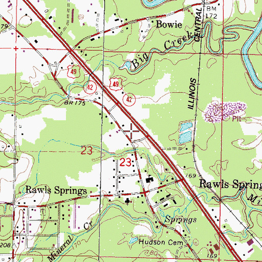 Topographic Map of Pentecostal Tabernacle United Pentecostal Church, MS