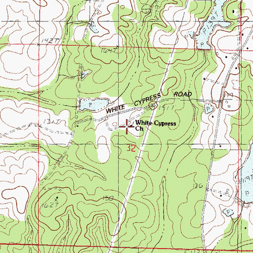 Topographic Map of Saint Matthew the Apostle Church, MS