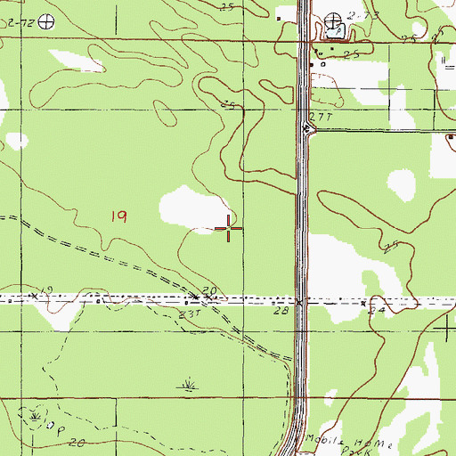 Topographic Map of Sunplex Subacute Rehabilitation Center, MS