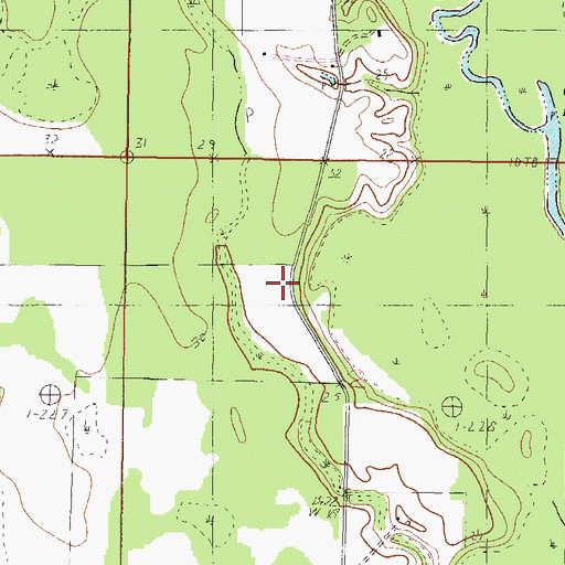 Topographic Map of Pathyway Baptist Church, MS