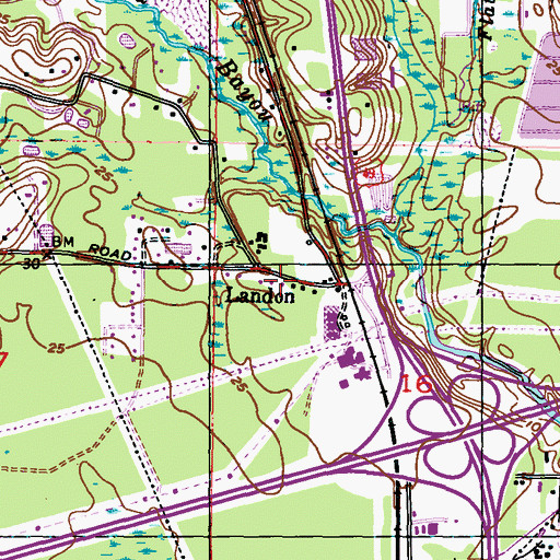 Topographic Map of Grace Chapel Church, MS