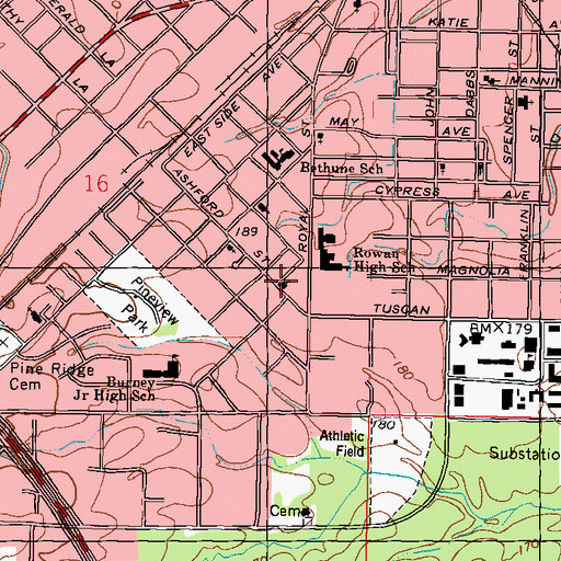 Topographic Map of Bently Chapel United Methodist Church, MS