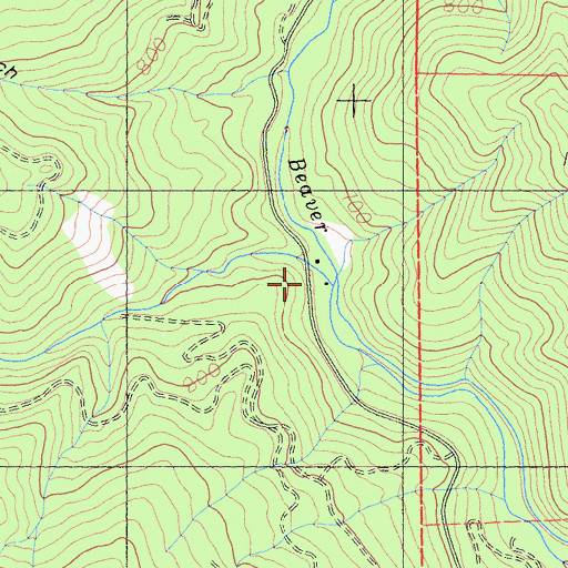 Topographic Map of Dutch Creek, CA