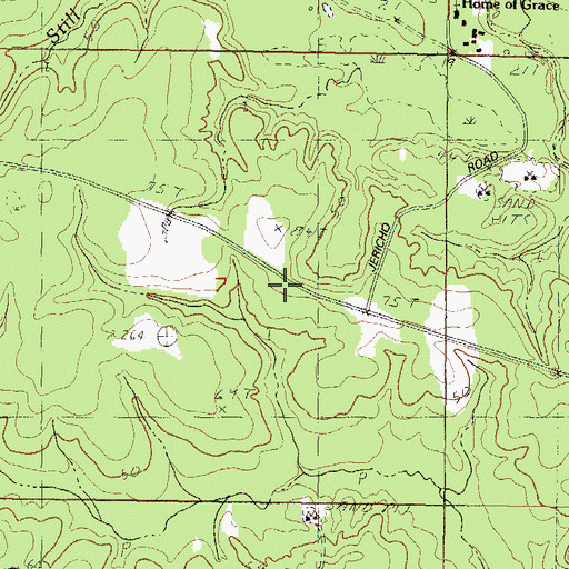 Topographic Map of Holy Spirit Catholic Church, MS