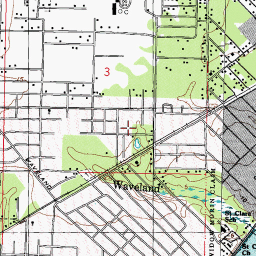 Topographic Map of Macedonia Missionary Baptist Church, MS