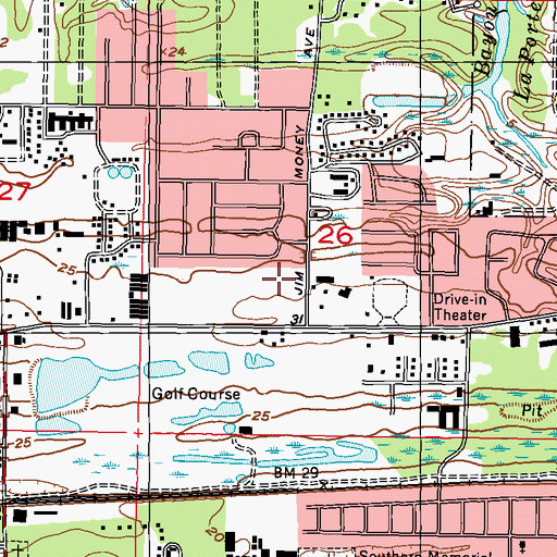 Topographic Map of Loyalton of Biloxi Assisted Living Center, MS