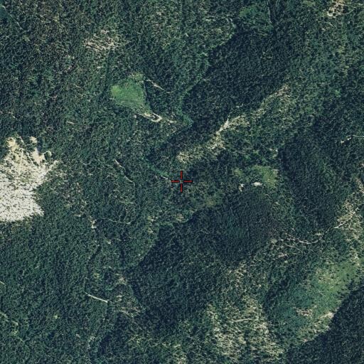 Aerial/Satellite Image of East Branch Little Canyon Creek, CA