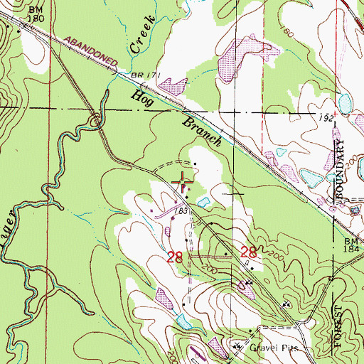 Topographic Map of Welcome Home Jesus Name Church, MS