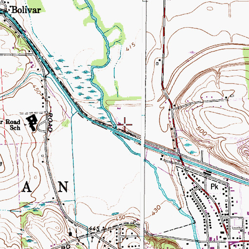 Topographic Map of Chittenango Village Sewage Treatment Plant, NY