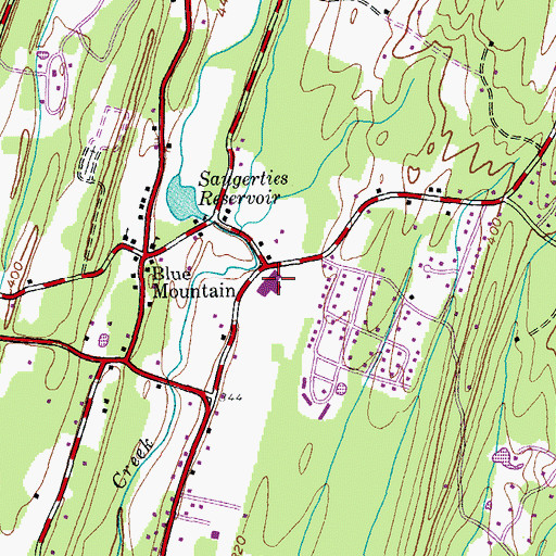 Topographic Map of Morse School, NY