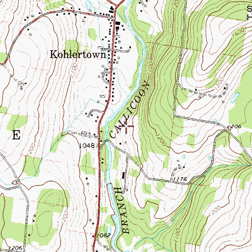 Topographic Map of Jeffersonville Wastewater Treatment Plant, NY