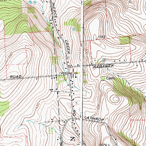 Topographic Map of First Ukranian Pentecostal Church, NY