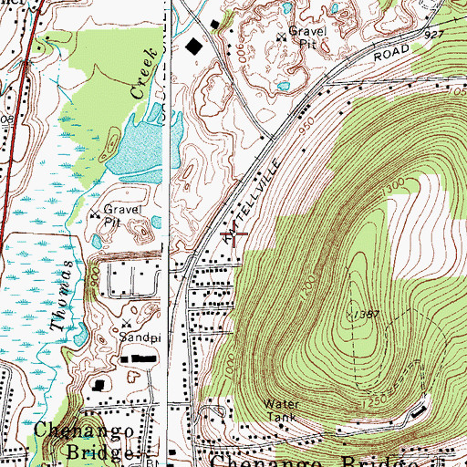 Topographic Map of Holy Trinity Lutheran Church, NY