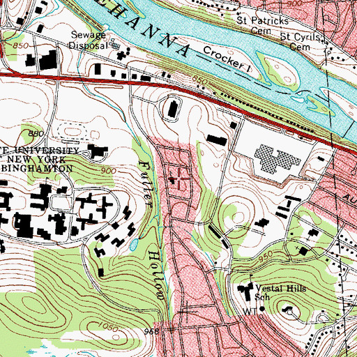 Topographic Map of The Church of Jesus Christ of Latter Day Saints, NY