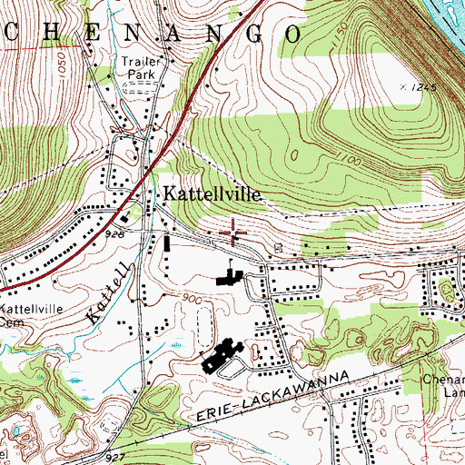 Topographic Map of Valley Christian Reformed Church, NY