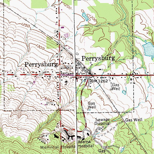 Topographic Map of Saint Joan of Arc Roman Catholic Church, NY